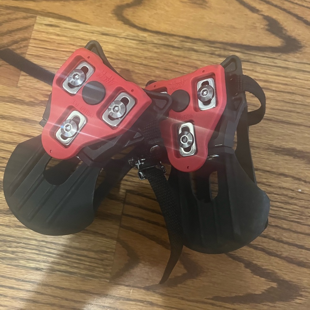 Toe clip adapter for Peloton bike
